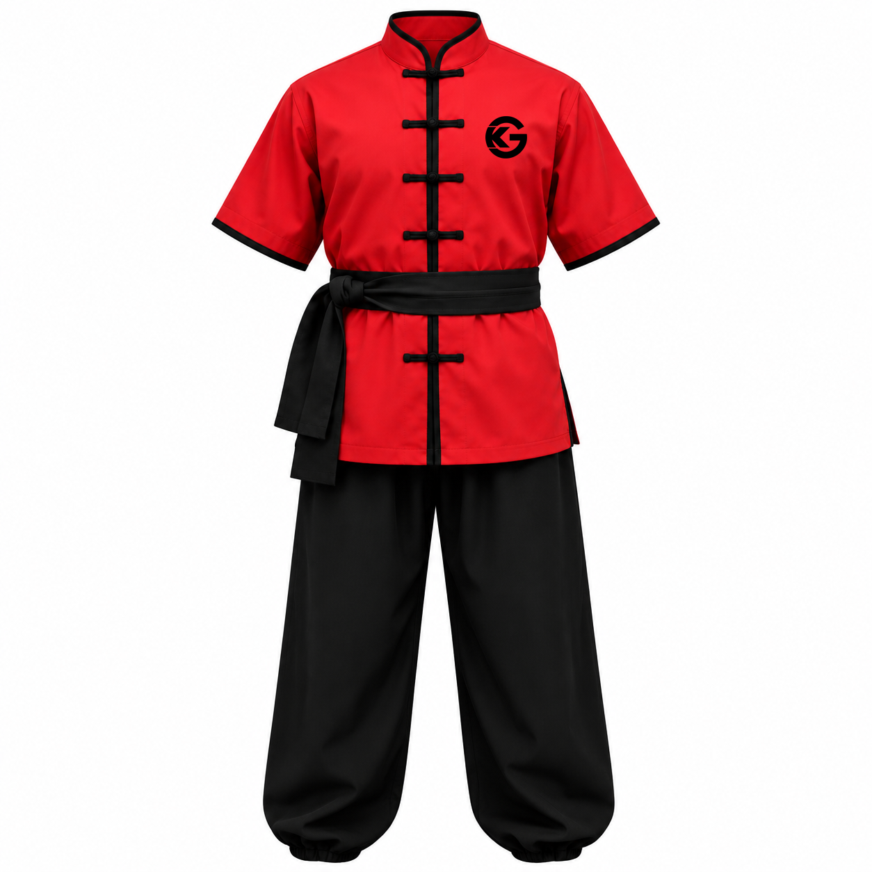 Red and Black Kung Fu Uniform